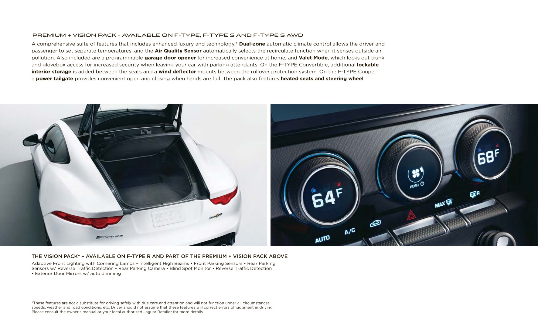 2016 Jaguar F-Type Brochure Page 86